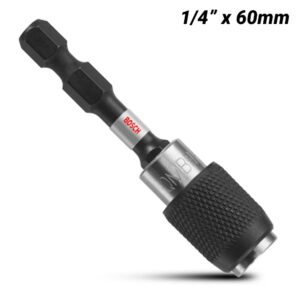Bosch (2610039563) 1/4" x 60mm Impact Tough Quick-Change Magnetic Drill Bit Holder