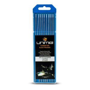 10x-Unimig-WZ8-Zirconiated-Tungsten-Electrodes-AC-Aluminium-Welding-White-1.6mm-1