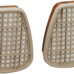 2x 3M 6051 Filter Cartridge A1 Organic Vapour Paint Thinners Solvents Respirator 3