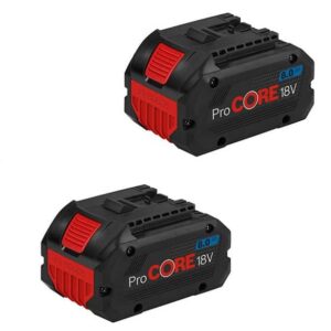2x BOSCH Procore 18v 8.0ah Batteries Battery Lithium Ion Li ion 8 Amp 0615990m2e 2