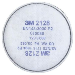 3M 2128 P2 Filters For Welding Paint Gas Odour Flu Smoke Suits 6000 7000 Series Respirators 2