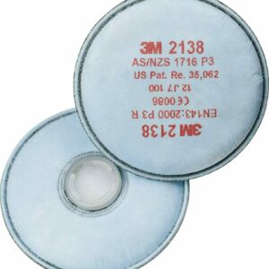3M 2138 P2 GP3 Filters For Welding Paint Gas Odour Flu Smoke Suits 6000 7000 Series Respirators 1