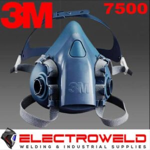 3M 7500 Half Face Respirator Mask 2128 GP2 Filters Welding Smoke Paint Gas 1