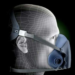 3M 7500 Half Face Respirator Mask 2128 GP2 Filters Welding Smoke Paint Gas 3