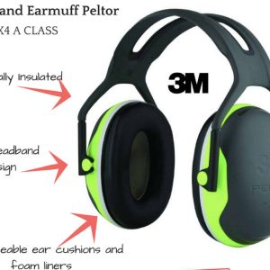 3M PELTOR FACE AND EAR PROTECTION KIT EARMUFFS X4A HONEYWELL FACE SHIELD VISOR 2