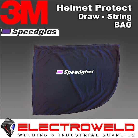 3M Speedglas Drawstring Carry Bag For Welding Helmet Protective Black 954020