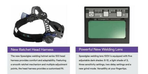 3M Speedglas Graphic 100 Motor Welding Helmet Mig Tig Yellow Live Young 752920 4