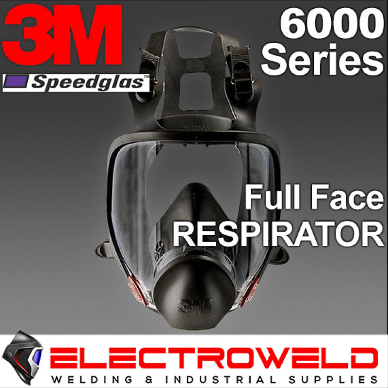 3M WELDING FULL FACE REUSABLE RESPIRATOR FILTER MASK 6000 SERIES S M L