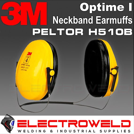 3m H510b Peltor Neckband Earmuffs Optime 1 Ear Muff Hearing Protection Neck Band