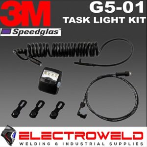 3m Speedglas Task Light Kit For G5-01 Welding Helmet, Incl Cables, Plate -169200