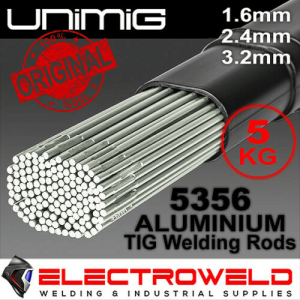 5kg 1.6mm2.4mm3.2mm Filler Rods 5356 Unimig Aluminium TIG Welding Sticks ER5356
