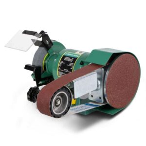 ABBOTT ASHBY 6 150MM BENCH GRINDER With LINISHING LINISHER BELTS DISC AA362W6 2