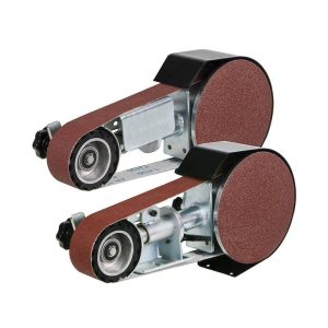 ABBOTT ASHBY 6 150MM BENCH GRINDER With LINISHING LINISHER BELTS DISC AA362W6 3