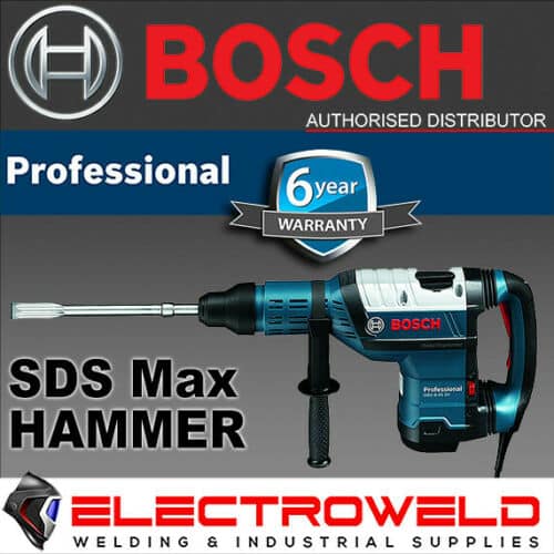 BOSCH-1500W-SDS-MAX-ROTARY-HAMMER-DRILL-IMPACT-MASONRY-CONCRETE-ROCK-GBH-8-45-D