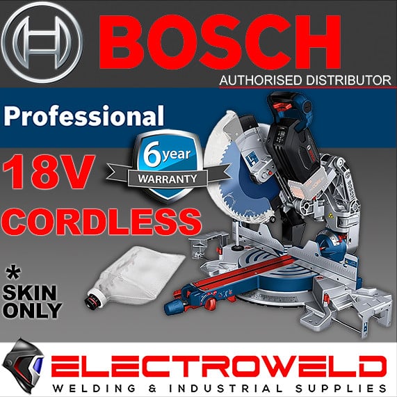 BOSCH-18V-305MM-CORDLESS-BITURBO-MITRE-SAW-COMPOUND-GLIDE-GCM-18V-305-GCD-SKIN