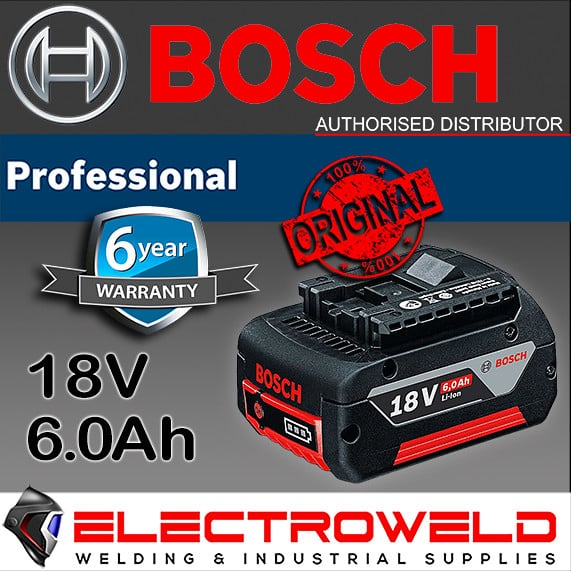 BOSCH 18V 6.0AH BATTERY LITHIUM ION GBA 18V 6.0AH 0615990H0K