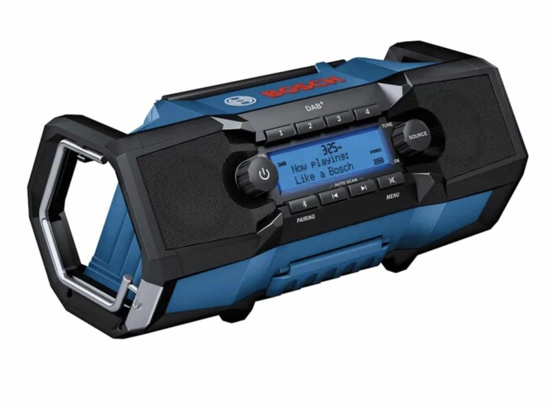 BOSCH 18V GPB 18V 2 C CORDLESS RADIO WITH BLUETOOTH SPEAKER FM USB 06014A3040 SKIN ONLY