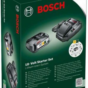 BOSCH 18v 2.5ah Lithium ion Battery With Charger For Green Garden Power Tools 3