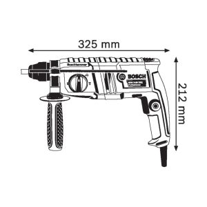 BOSCH 3 MODE ROTARY HAMMER DRILL GBH 2 20 DRE 061125A440 2