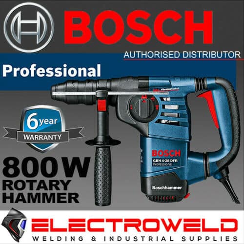 BOSCH 800W SDS PLUS ROTARY HAMMER DRILL IMPACT GBH4 28DFR