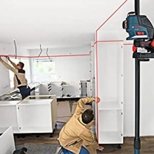 BOSCH GLL3 80 DIGITAL LASER LEVEL MEASURING TOOL MULTI RED LINE 3X360 0601063S00 3