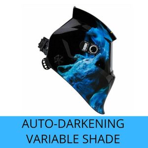 CIGWELD PROLITE AUTOMATIC WELDING HELMET HOWLING WOLF 454342 3