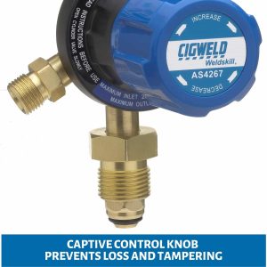 Cigweld Twin Gauge Argon Gas Regulator Flowmeter Welding Pressure 4
