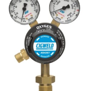 Cigweld Twin Gauge Oxygen Oxy Gas Regulator Welding Pressure 2