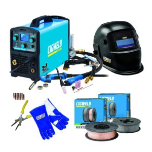 Cigweld Weldskill 185 Mig Tig Bundle Welder Helmet Gloves Wire W1008185 Pp185ck22 4