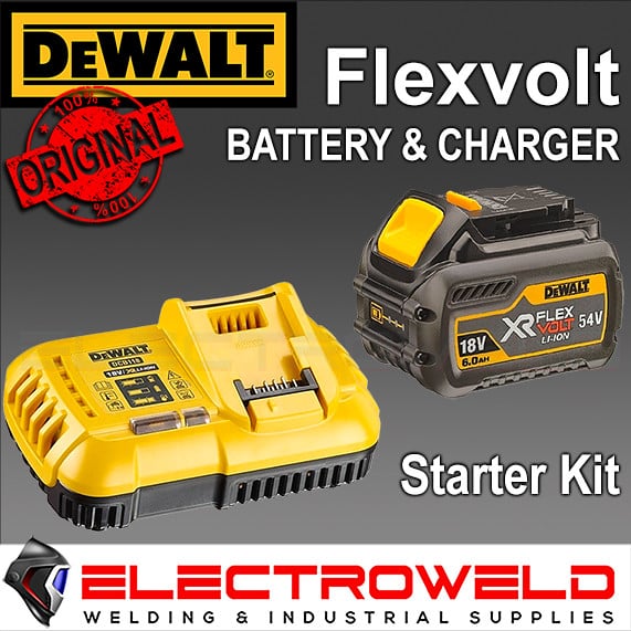 DEWALT 18V 54V 6.0AH XR FLEXVOLT BATTERY CHARGER LI ION DCB546 XE DCB118T1 XE