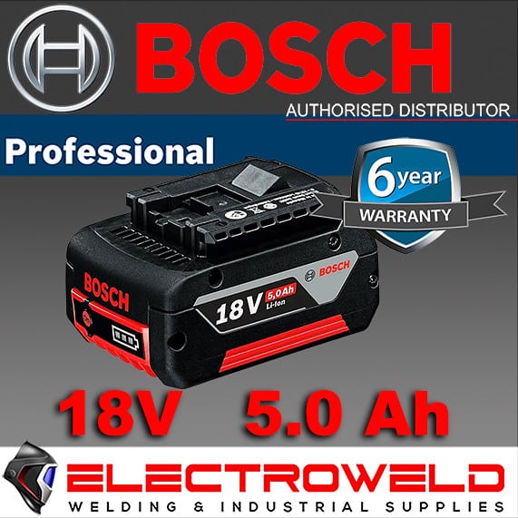 GENUINE BOSCH BLUE 18V 5.0AH GBA PROFESSIONAL BATTERY LITHIUM ION LI ION M C GBA 18V M C