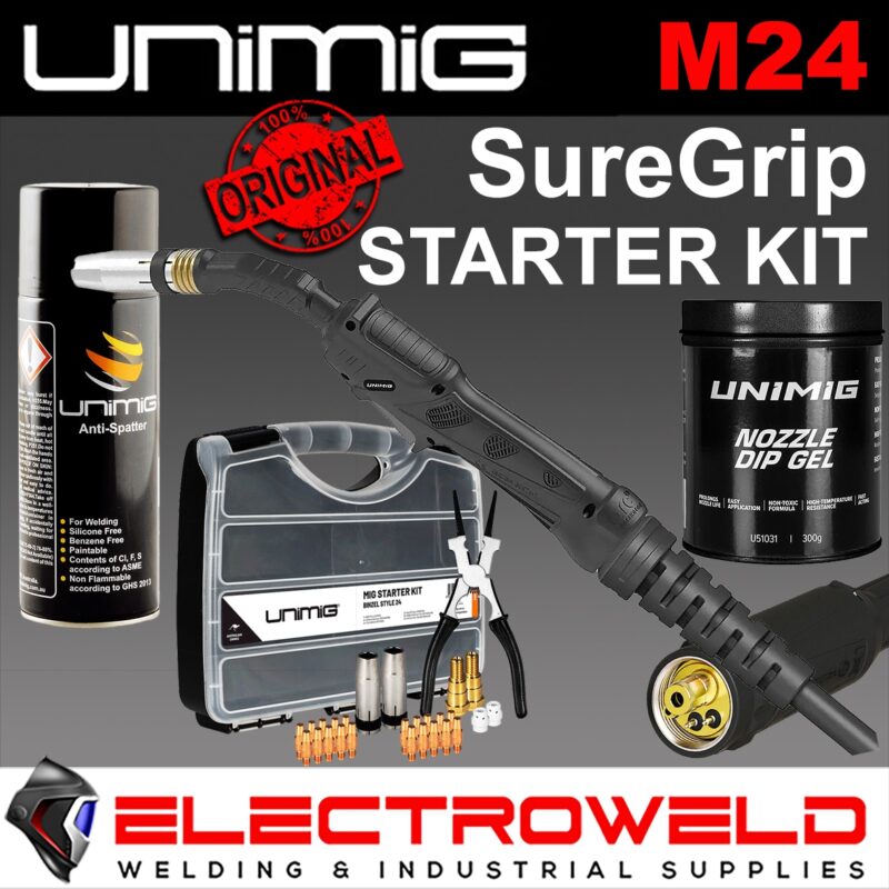 Gallery Shot Unimig SureGrip SB24 M24 Startup Kit 2025 copy