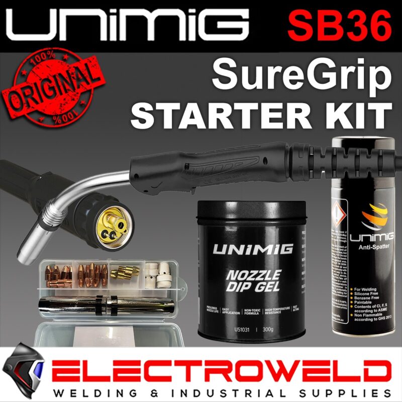 Gallery Shot Unimig SureGrip SB36 Startup Kit copy 2025