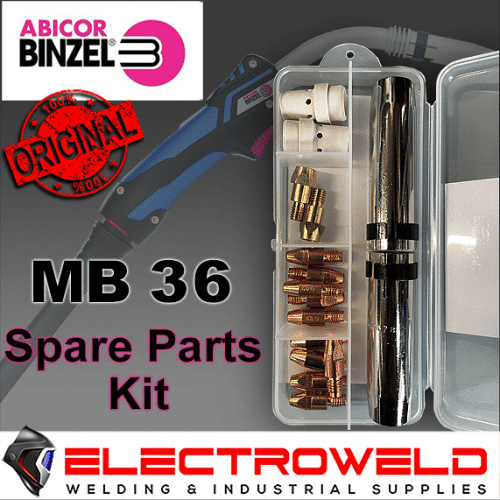 Genuine-Binzel-MB-EVO-Pro-36-Torch-Spare-Parts-Kit-MIG-Welding-Tips-Unimig-SB36