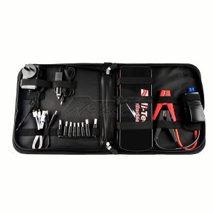 HI TEC Mini Battery Jump Starter Charger Pack Li Ion 12V Car Laptop Phone USB 3
