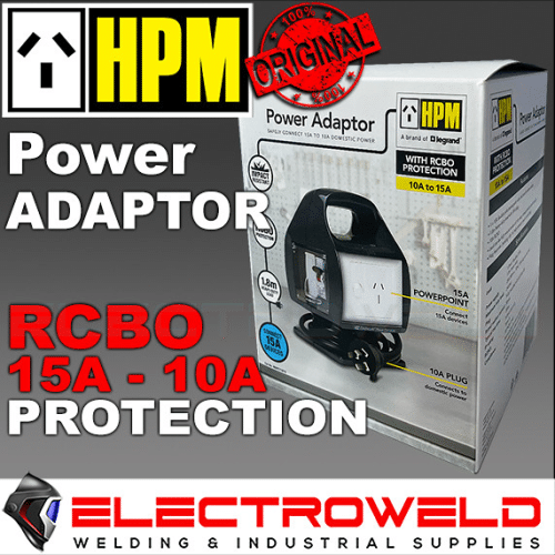 HPM Power Converter 10a to 15a RCBO Circuit Breaker Powerboard Welder 10 Amp to 15 Amp REPC11015
