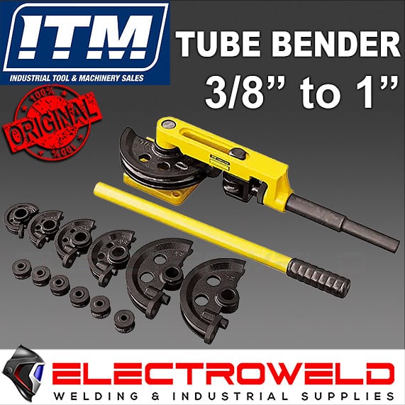ITM 6 Dies Manual Pipe Bender Tube Bending Machine 3 8 1 2 5 8 3 4 1 TM810 025
