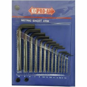 Kc Tools proam 25 Pce Hex Allen Key Set Metric Long Arm Sae Imperial Wrench 3