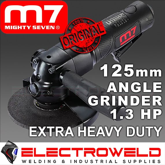M7 125 Mm 5 Air Angle Grinder Safety Throttle Pneumatic M14 Mighty 7 M7 QB7215M