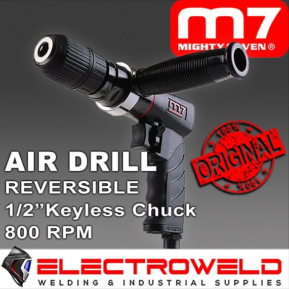 M7 Air Drill 1 2 Keyless Chuck Reversible Pneumatic Q Series Mighty 7 M7 QE841