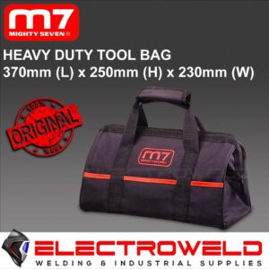 M7 Small Tool Bag 15" Work Trade Plumber Electrician Black Trade Case M7Z-ZC111