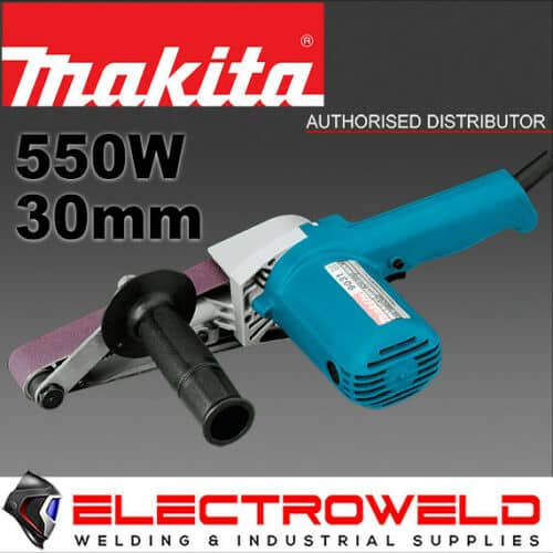 MAKITA 550W 30MM BELT SANDER LINISHER SANDING WOOD METAL LINISHING MACHINE 9031