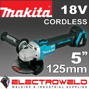 Makita Dga504Z 18V Li-ion Cordless 125Mm 5" Brushless Angle Grinder - Skin Only