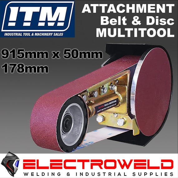 MULTITOOL LINISHER BELT GRINDING DISC ATTACHMENT FOR BENCH GRINDER LINISHING
