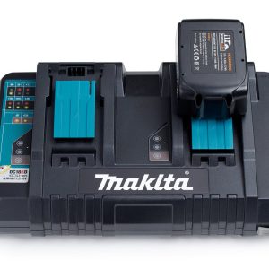 Makita-18v-2-X-5.0ah-Li-ion-Batteries-Cordless-Dual-2-Port-Charger-Dc18rd-4