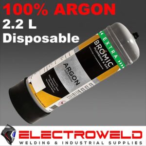 Pure Argon Gas Bundle 2.2l Disposable Bottle Bromic Regulator Hose 2