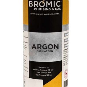Pure Argon Gas Bundle 2.2l Disposable Bottle Bromic Regulator Hose 4 2