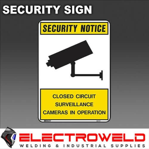 Security CCTV Notice Sign Closed Circuit Surveillance Cameras In Operation