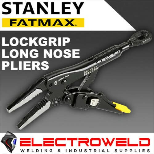 Stanley-fatmax-Lockgrip-Long-Nose-Pliers-150mm-6-Locking-Clamp-Vise-Vice-Grip