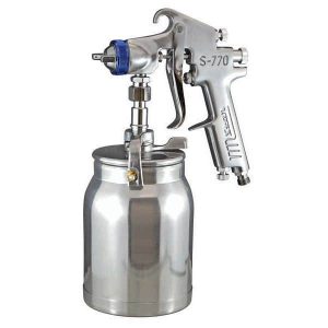 Star S770 Air Suction Spray Gun 1L Pot Paint – 1.5 MM 1.7 MM 2 MM 2.5 MM 3 MM Nozzle 2